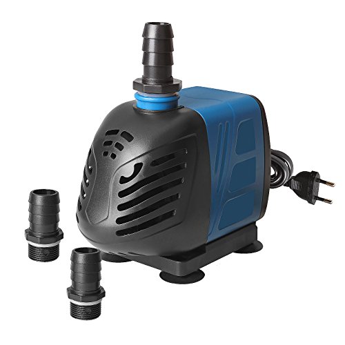 TSSS 45W Wasserpumpe Tauchpumpe 2500L/H Brunnen für Gartenteiche Fischteiche Brunnen Aquarien