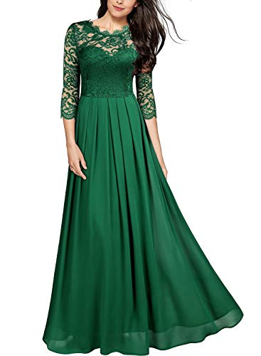 MIUSOL Damen Vintage Hochzeit Abendkleider