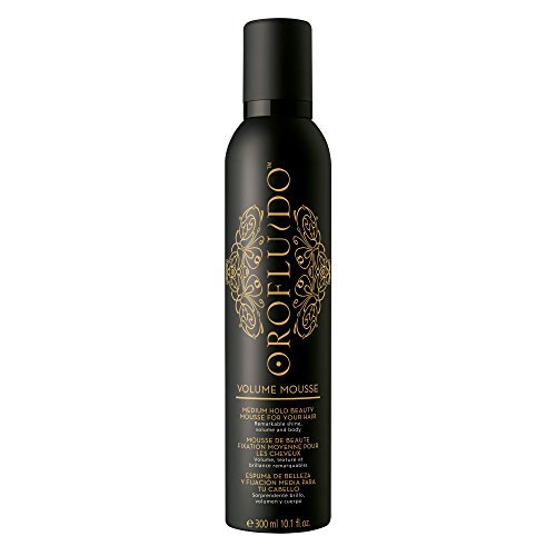 OROFLUIDO Volume Mousse Haarschaum mittlerer Halt - glänzendes Finish - Hitzeschutz, 300 ml