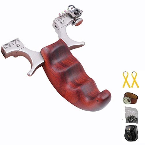 Toparchery Steinschleuder Set:Slingshot Schleuder Zwille Katapult Sportschleuder Jagd Schleuder-Profi (Schleuder Set)