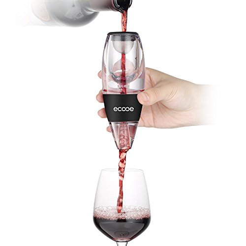 Ecooe Wein Dekanter Dekantierer Rotwein Aerator Set Schnellest Ernüchternd Wein Belüfter