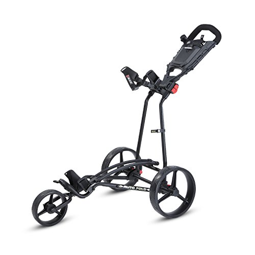 Big Max Ti 1000 Autofold+ Golf Trolley, Unisex - Erwachsene, Bigmax Ti 1000 Autofold +, Schwarz