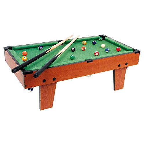 Tischbillard Maxi aus Holz, ideal zum Mitnehmen, schult spielerisch die Hand-Augen-Koordination, für kleine und große Billard-Fans ab 5 Jahre