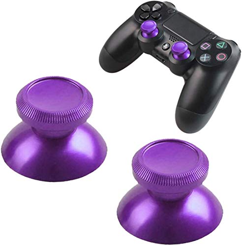 Analoger Joystick/Thumbstick/Knopf für PS4 / Xbox One, Aluminium, Violett, 2 Stück