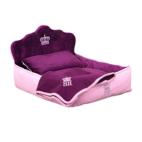 Warme Hundehütte, mit Kissenbezug Snd Bett waschbar vier Jahreszeiten für kleine mittelgroße Hunde, Hundehütte, Hundebett (größe : S)