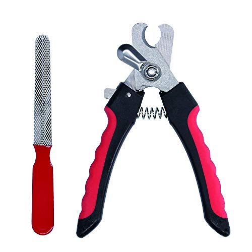 ALLRONDO Profi Krallenschere Krallenzange für Hund & Katze Krallenschneider für Krallenpflege