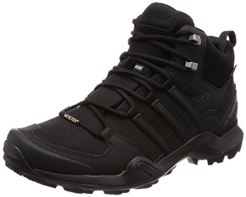 adidas Herren Terrex Swift R2 Mid GTX Trekking-& Wanderstiefel, Schwarz (Cblack Cblack/Cblack/Cblack), 43 1/3 EU