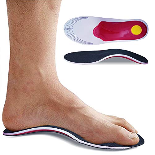 Umiwe Orthetische Einlegesohle, Verstellbare Plantar Fasciitis Einlegesohlen-Einlagen mit Gewölbestützen, Metatarsal-Fersenkissen für Plantar Fasciitis-Behandlung für Frauen und Männer