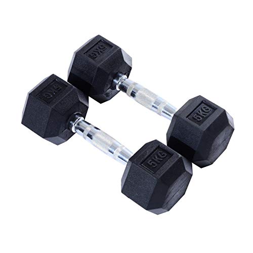Generic Hts Workout Hand-Set für Zuhause, 2 x 5 kg, Fitness-Liter-Set, Ho Gewichte, Gymnastik-Hanteln