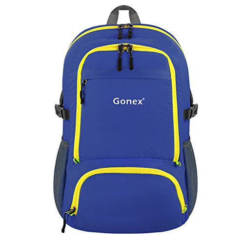 Gonex 30L Leichter Faltbarer Rucksack für Männer, Frauen und Kinder - als Reiserucksack, Tagesrucksack, Handgepäck für mehr Stauraum