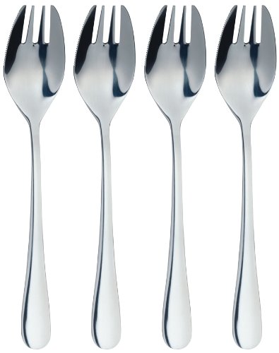 Kitchen Craft Buffetgabel-Set, 4 Stück, Edelstahl, aus der Master-Class-Produktreihe