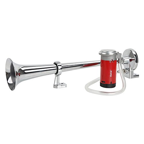 Rupse 12v Hupe Horn Lufthorn boot Signalhorn laut Nebelhorn Fanfare mit Kompressor für PKW LKW