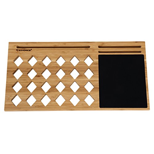 SONGMICS Laptop-Schoßtablett Laptoptisch Laptop Unterlage Lapdesk Notebooktisch Betttisch LLD560