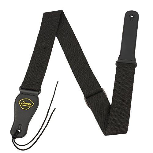 Donner DR-1 schwarz Gitarrengurt einstellbar 63cm-126cm