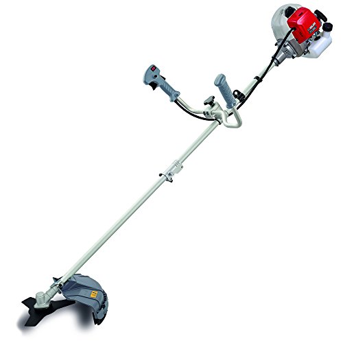 IKRA Benzin Freischneider Trimmer IBF 43 inkl. Fadenspule 3-Zahn-Messer & Schultergurt