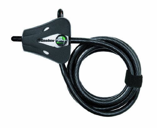Master Lock Kabelschloss Python Kompakt, Schwarz, FA003550418