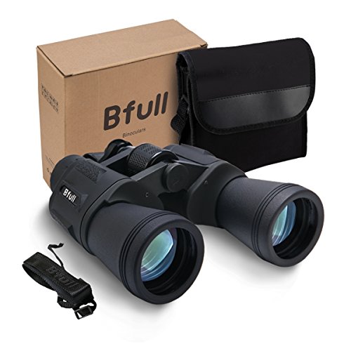 Bfull Fernglas 12x50 Ferngläser Klein Kompakt Teleskop Wasserdicht Feldstecher für Kinder Erwachsene mit Tasche und Gurt [Vogelbeobachtung, Jagd, Safari Geräte]