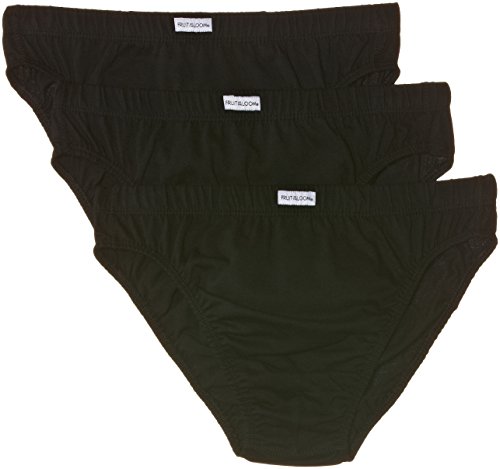 Fruit of the Loom Herren Slip 3 er Pack 170126, Gr. 8 (XXL), Schwarz (36 schwarz)