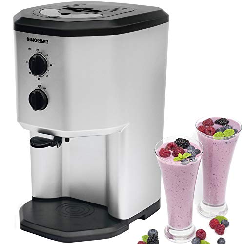 Gino Gelati GG-95W-BS Milchshake Maschine Milchshakemaker mit  Kompressor