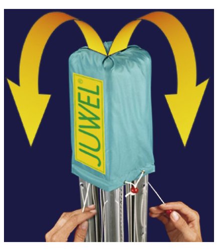 Juwel 30236 Schutzhülle für Wäschespinnen 'Futura und Novamatic', grau