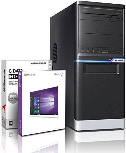 Entry Gaming/Multimedia/Office 12-Kern Computer mit 3 Jahren Garantie! | AMD FX-8800 4x3.4 GHz | 16GB DDR4 | 1TB | 8Kern Grafik Radeon DX 12 | USB3.1 | WLAN | 22x DVD±RW| Win10 64-Bit | GDATA #6063
