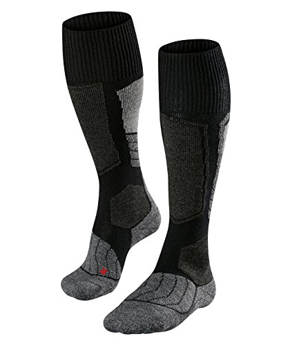 FALKE Herren Skistrumpf SK 1 Men, Black-Grey, 42-43, 16506