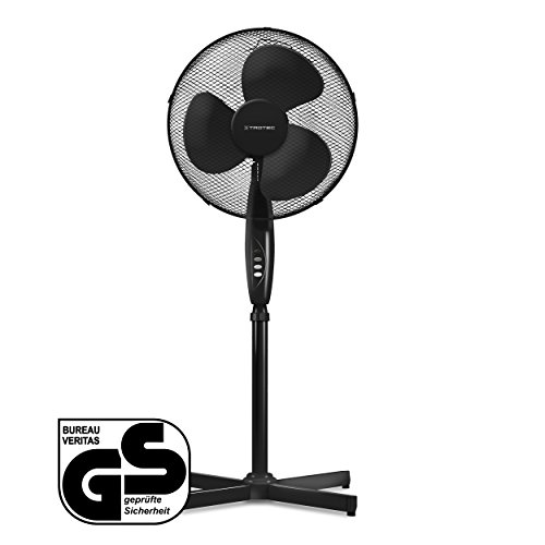 TROTEC TVE 18 S Standventilator | 3 Geschwindigkeitsstufen | 90°-Oszillation | Ventilatorflügeldurchmesser 40cm