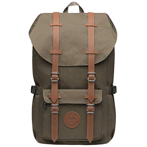 KAUKKO Rucksack Damen Herren Studenten 17 Zoll Backpack für 15' Notebook Lässiger Daypacks