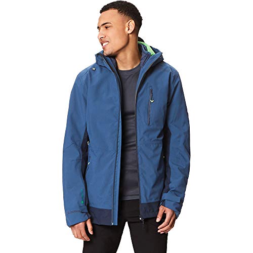 Regatta Herren Wentwood III 3 in 1 Waterproof and Breathable with Zip-Out Fleece Jacke, Dark Denim, Large