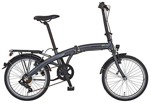 Prophete Unisex - Erwachsene GENIESSER 9.1 City Bike 20' Cityfahrrad, anthrazit matt, RH 30 cm