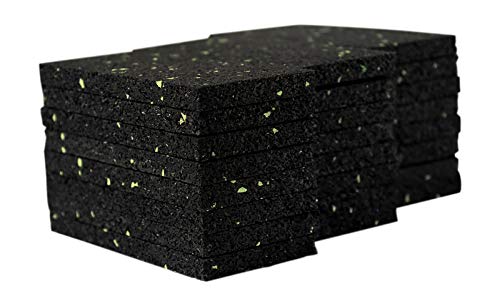 100 Stück 8 mm 90 x 90 mm Terrassenpad, Terrassenpads, Gummigranulat, Terrassenbau