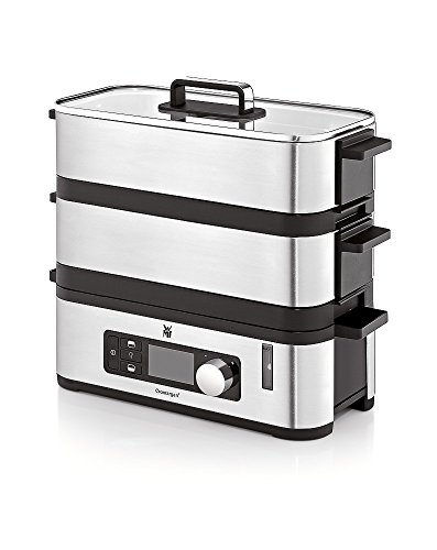 WMF KÜCHENminis Dampfgarer (2 individuell regulierbare Garräume mit je 2,15 Liter, Warmhaltefunktion und Aromaverstärker)