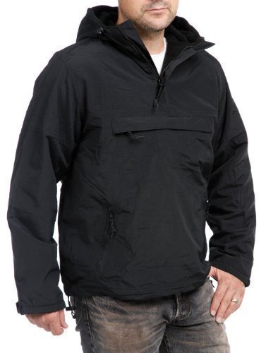 Brandit Herren Jacke Windbreaker, Schwarz (Schwarz 2), Large