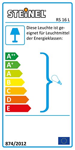 Steinel Innenleuchte RS 16 L, Wandleuchte, Deckenleuchte, 360° Bewegungsmelder, 3-8 m Reichweite,E 27, Max. 60 Watt