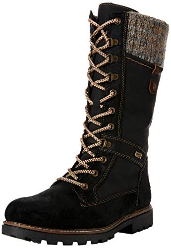 Remonte Damen D7477 Schneestiefel, Schwarz/Nero/Kastanie/Graphit 02, 39 EU