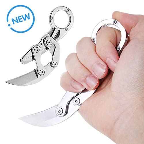 Dolphor Klappmesser,Sehr scharfes Outdoormesser Einhandmesser Taschenmesser Schraubendreher Perfekte Jagdmesser Knife Gürteltasche aus Edelstahl für Jagdcamping Feld-Überleben Geschenk Männer