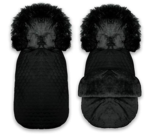 BlueKitty Fußsack, Winterfußsack, Kinderwagensack, Schlafsack, Schlitten, Wasserdicht, Wasserabweisend, Winter, Herbst, 95 cm