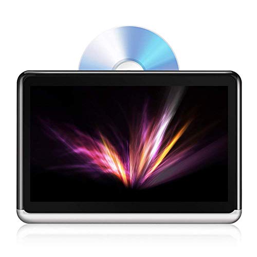 Tablet Android 6.0 I Tragbarer DVD-Player 10.1 Zoll I IPS Touchscreen Autokopfstütze Multimedia Monitor I Bluetooth 4.0 I eingebauter 4000mAh Akku unterstützt HDMI, FM, WIFI