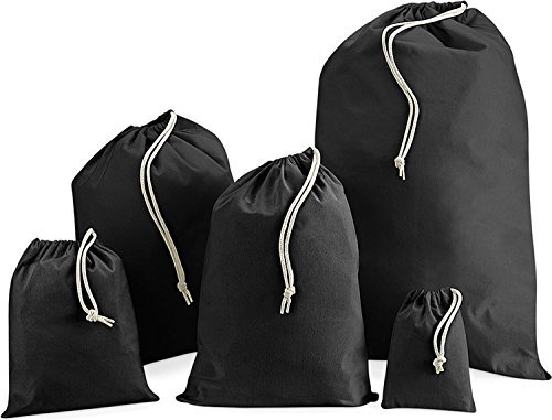 Cotton Stuff Bag | Stoffsack aus Baumwolle Farbe schwarz Größe XL