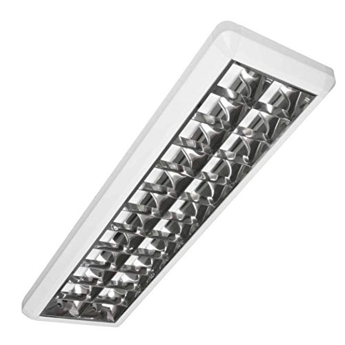 LED Rasterleuchte, LARA, Bürolampe 50W, max. 2x30 LED, 150cm, inkl. LED Röhren, T8 LED, G13, Deckenleuchte, Büroleuchte, Bürobeleuchtung