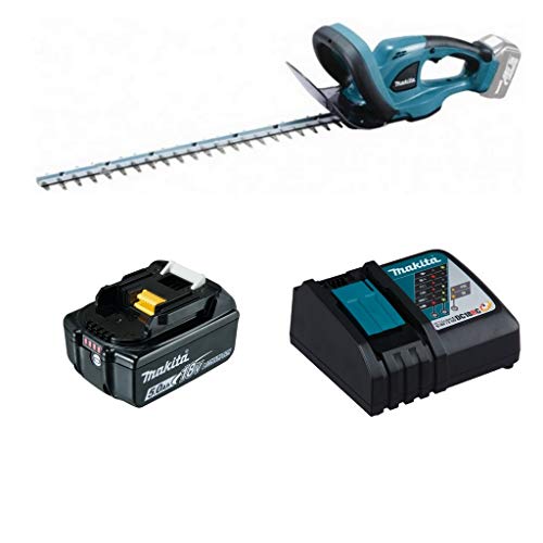 Makita Akku-Heckenschere DUH523Z 18V + Akku BL1850B 5,0 Ah + Ladegerät DC18RC