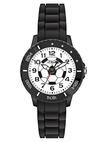 S.Oliver Unisex Kinder Analog Quarz Armbanduhr SO-3525-PQ