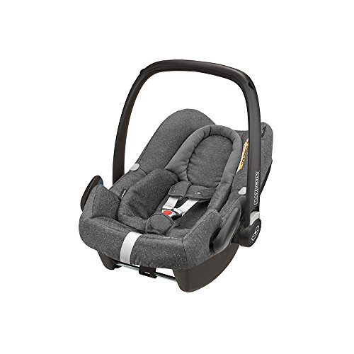 Maxi-Cosi Rock sichere Babyschale, Gruppe 0 + (0-13kg), Kindersitz für One i-Size, sparkling grau