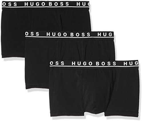 BOSS Hugo Boss Herren Boxershorts 3er Pack - Schwarz (Black 001) , Medium