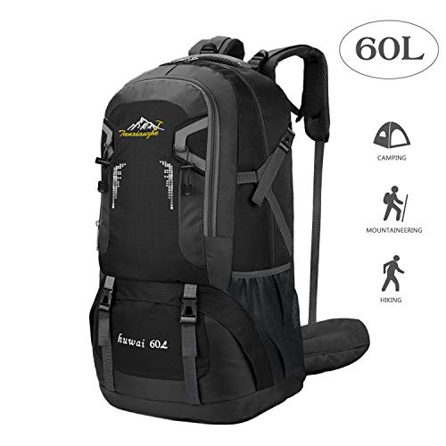 BeGreat 60L Trekkingrucksack, Ultraleicht Wasserdicht Wanderrucksack Backpacker-Rucksack Reiserucksack Bergsteigtasche für Wandern, Bergsteigen, Reisen, Camping, Sport usw.