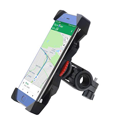 FEYG Handyhalterung Fahrrad,Universal Fahrrad Handyhalterung 360°Drehbare Handyhalter Fahrräder GPS Für 3,5-6,5 Zoll Smartphone GPS Andere Geräte Anti-Shake Fahrradzubehö