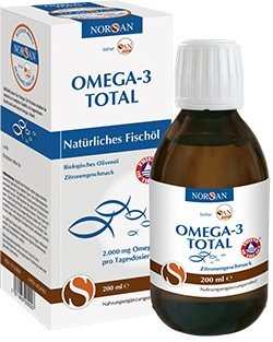 Norsan Omega-3 Total Fischöl mit Zitrone flüssig 200ml