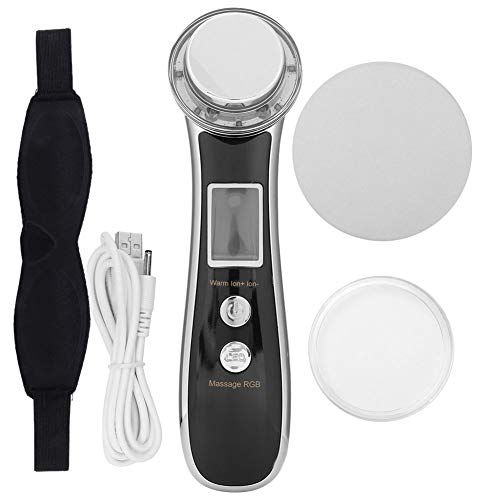 4 in 1 Multifunktions-Farbphotonen-Schönheitsmaschine, Gesichts-Iontophorese-Schönheitsgerät mit Mikrovibrations- und Heizfunktion (02)