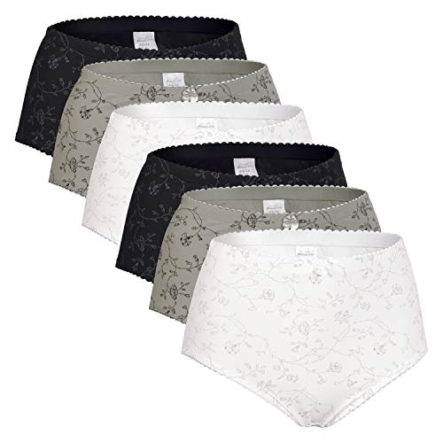 Celodoro 6 Microfaser Taillenslip Blümchenmuster - Classic Mix 48/50