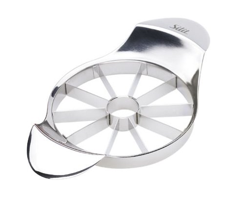 Silit Obstschneider/Apfelausstecher/Birnen- und Apfelschneider, Ø 10 cm, ideal für Äpfel und Birnen, Edelstahl, Kunststoff